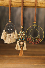 Load image into Gallery viewer, Multicolor 3pcs Bohemian Retro Tasseled Pendant Necklace