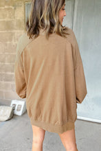 Load image into Gallery viewer, Light French Beige Ribbed Edge Exposed Seam Knit Cardigan with Pockets