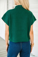 Load image into Gallery viewer, Gold Flame Patch Pocket Ribbed Knit Short Sleeve Sweater