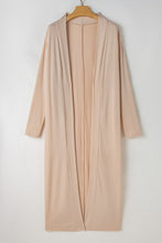 Load image into Gallery viewer, Parchment Split Long Cardigan and Skinny Pants Lounge Set