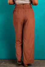 Load image into Gallery viewer, Red Dahlia Elastic Waist Pocketed Casual Straight Leg Pants