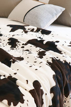 Load image into Gallery viewer, Multicolour Cow Spots Plush Blanket