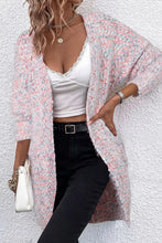 Load image into Gallery viewer, Yellow Multicolor Confetti Open Front Knit Cardigan