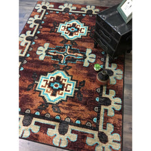 Load image into Gallery viewer, American Dakota Southwest Badlands Rug - Rust