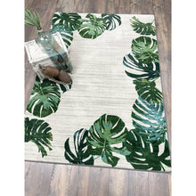 Load image into Gallery viewer, American Dakota Coastal Falling Leaves Rug - Sage